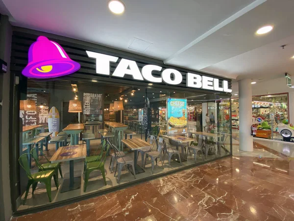 San Fernando Cadiz July 2021 Exterior Taco Bell Fast Food — Stock Photo, Image