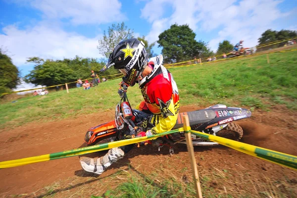 Motocross w sariego, asturias, Hiszpania — Zdjęcie stockowe