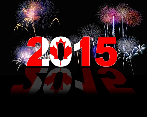 Kanada, nowy rok 2015. — Zdjęcie stockowe