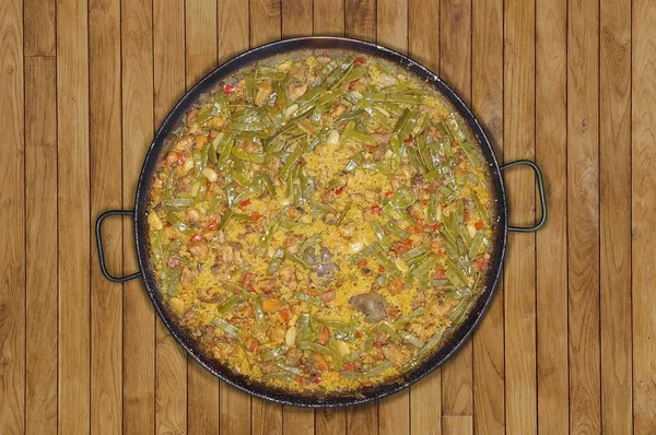 Paella. — Zdjęcie stockowe