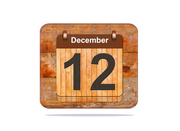 12 december. — Stockfoto