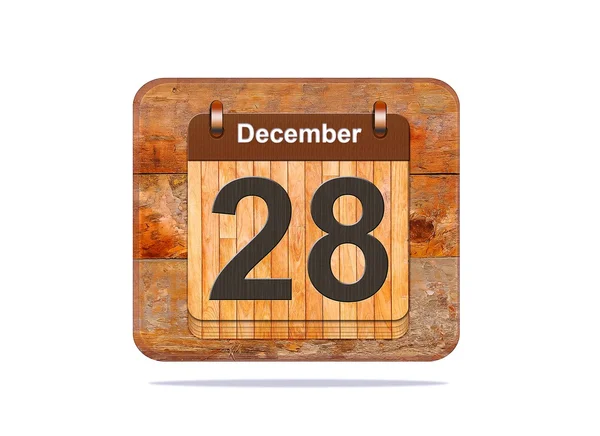 December 28. — Stock Photo, Image