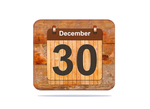 30 de Dezembro . — Fotografia de Stock