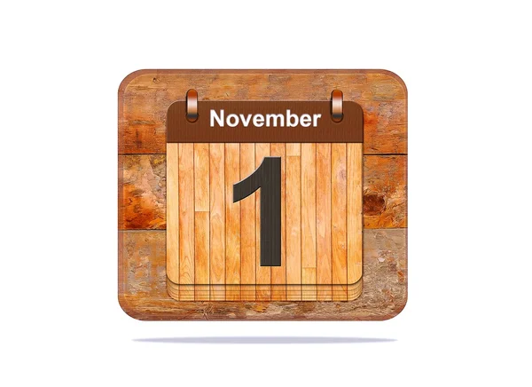 1 november. — Stockfoto