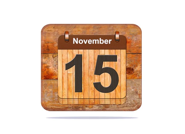 15 november. — Stockfoto