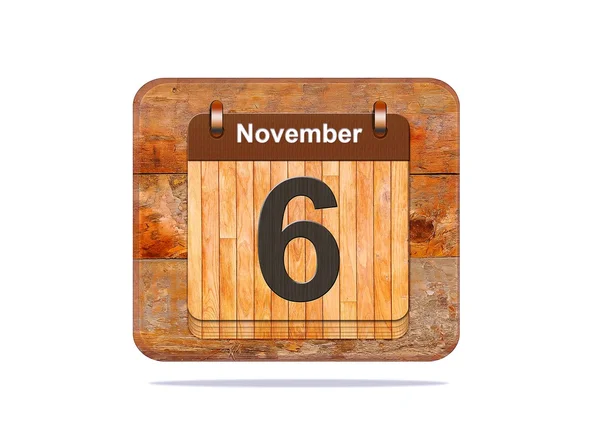 6 november. — Stockfoto