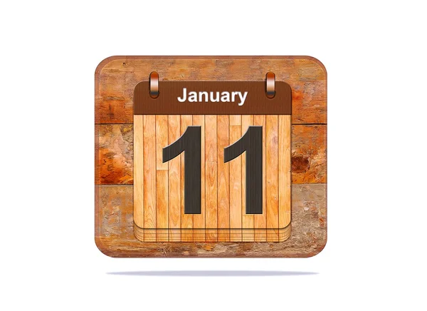 January 11. — Stock Photo, Image