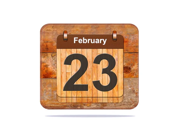 February 23. — Stock Photo, Image