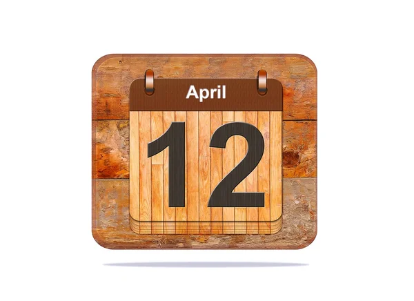 12 aprile . — Foto Stock