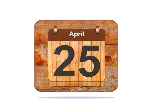 25 april. — Stockfoto