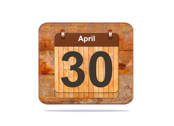 30. April. — Stockfoto