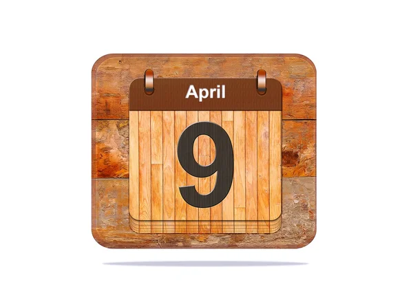 9 april. — Stockfoto