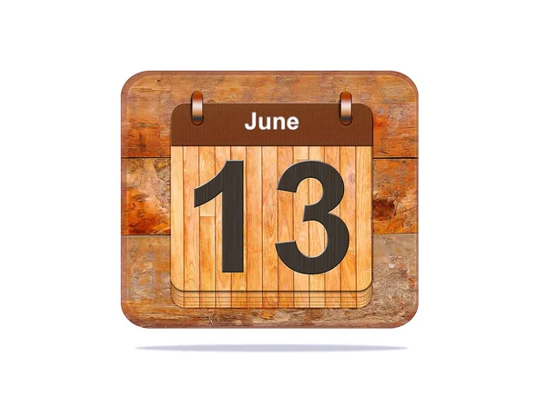 June 13. — Stock Photo, Image