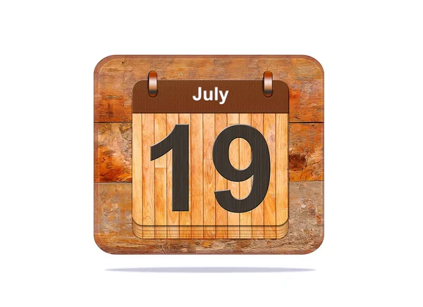 July 19. — Stock Photo, Image