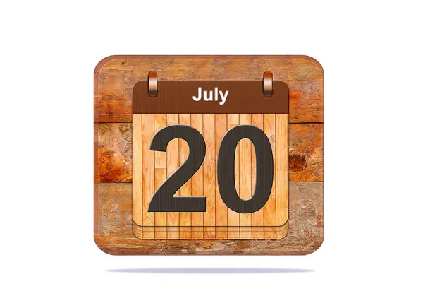 July 20. — Stock Photo, Image