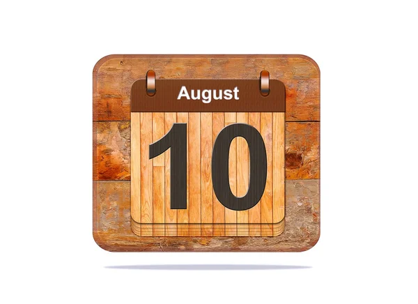 10 de Agosto . — Fotografia de Stock