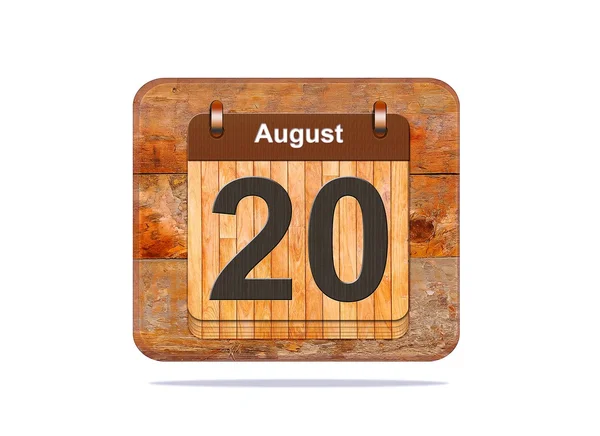 20 de Agosto . — Fotografia de Stock