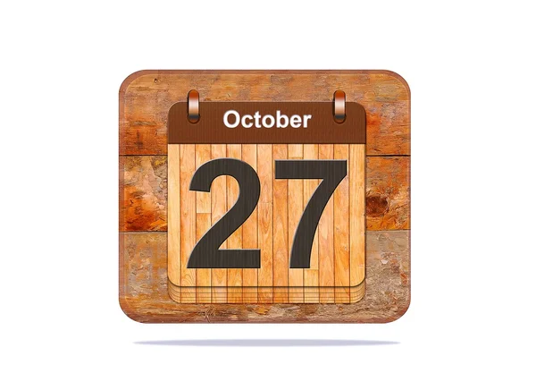October 27. — Stock Photo, Image