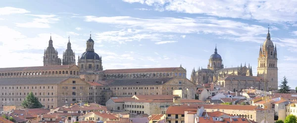 Cattedrale di Salamanca e torri Clerecia . — Foto Stock