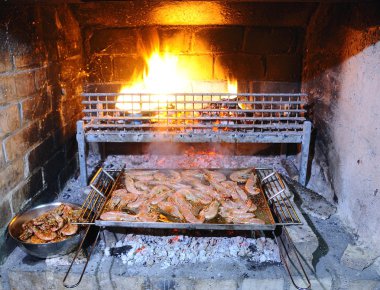 Kral ızgara karides