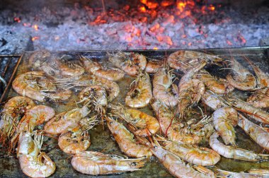 Kral ızgara karides