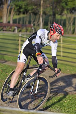 Gijon, İspanya - 9 Ocak: Cyclocross Şampiyonası İspanya Janu '