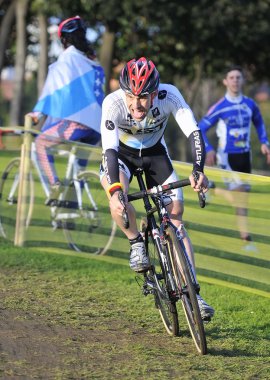 Gijon, İspanya - 9 Ocak: Cyclocross Şampiyonası İspanya Janu '