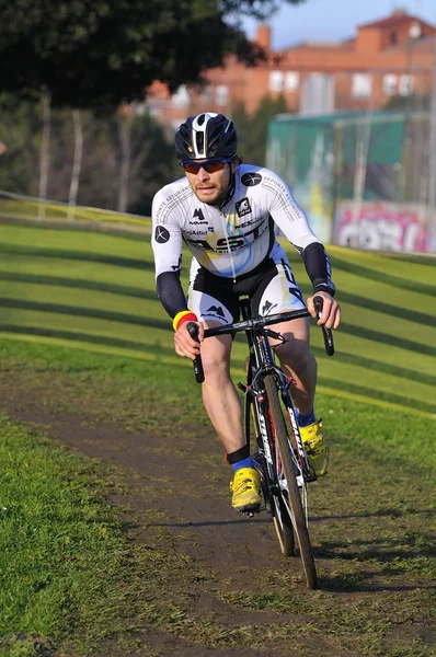 Хіхон, Іспанія - 9 січня: Cyclocross чемпіонату Іспанії в Яну — стокове фото