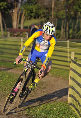 Gijon, İspanya - 9 Ocak: Cyclocross Şampiyonası İspanya Janu '