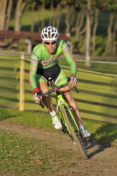 GIJON, ESPAÑA - 9 DE ENERO: Campeonato de Ciclocross de España en Janu —  Fotos de Stock