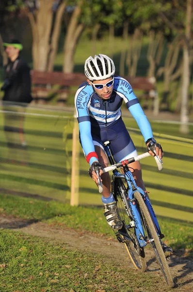 GIJON, ESPAÑA - 9 DE ENERO: Campeonato de Ciclocross de España en Janu —  Fotos de Stock