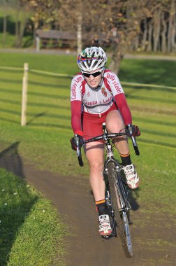 Gijon, İspanya - 9 Ocak: Cyclocross Şampiyonası İspanya Janu '