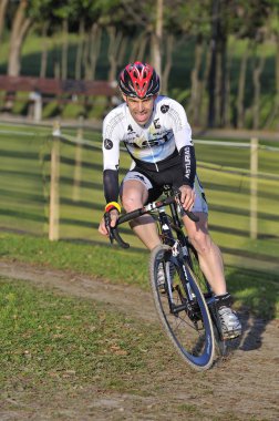 Gijon, İspanya - 9 Ocak: Cyclocross Şampiyonası İspanya Janu '