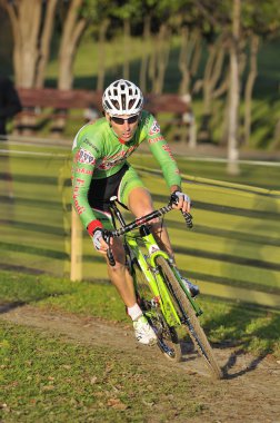 Gijon, İspanya - 9 Ocak: Cyclocross Şampiyonası İspanya Janu '