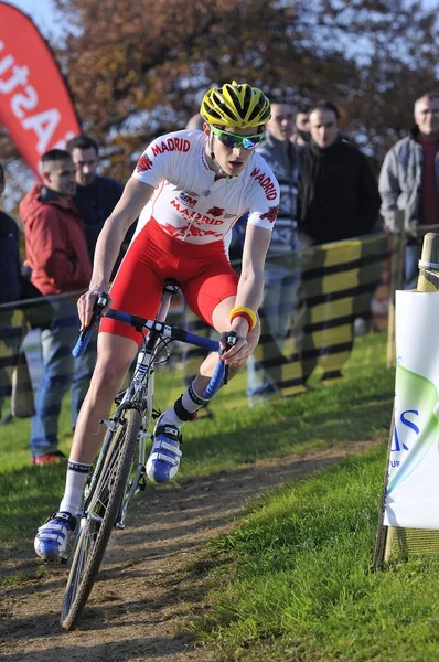 Gijon, Spanje - 9 januari: Cyclocross kampioenschappen Spanje in juridische — Stockfoto