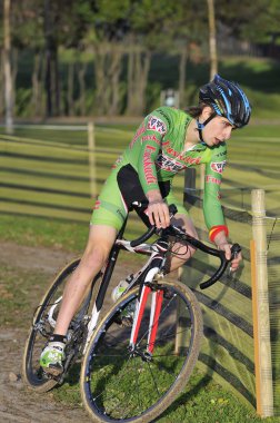 Gijon, İspanya - 9 Ocak: Cyclocross Şampiyonası İspanya Janu '