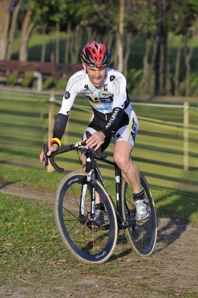 GIJON, ESPAÑA - 9 DE ENERO: Campeonato de Ciclocross de España en Janu —  Fotos de Stock