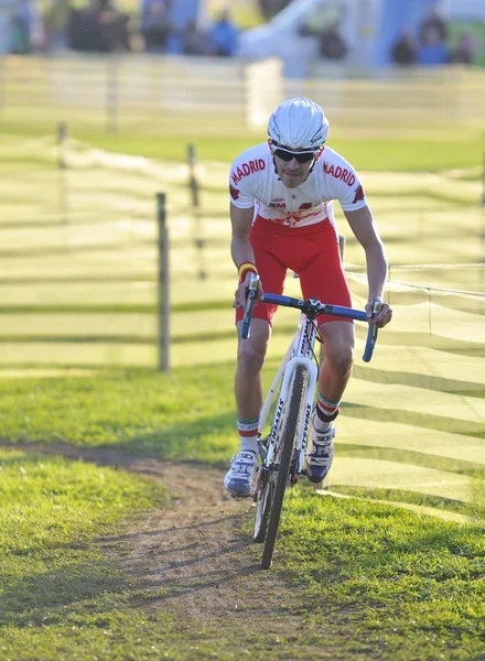 GIJON, ESPANHA - JANEIRO 9: Cyclocross Championships Spain in Janu — Fotografia de Stock