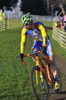 Gijon, İspanya - 9 Ocak: Cyclocross Şampiyonası İspanya Janu '