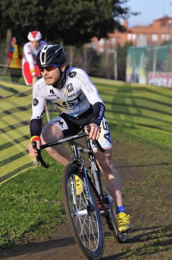 Gijon, İspanya - 9 Ocak: Cyclocross Şampiyonası İspanya Janu '