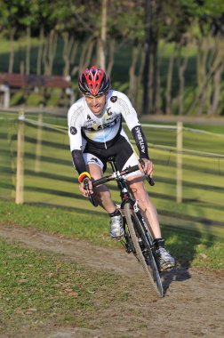 Gijon, İspanya - 9 Ocak: Cyclocross Şampiyonası İspanya Janu '
