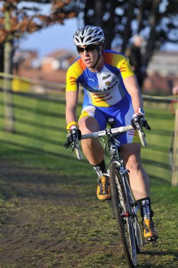 Gijon, İspanya - 9 Ocak: Cyclocross Şampiyonası İspanya Janu '