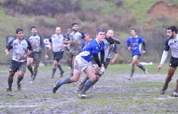 OVIEDO, ESPANHA - JANEIRO 31: Amateur Rugby match entre o Real — Fotografia de Stock