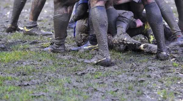 Rugby wedstrijd. — Stockfoto