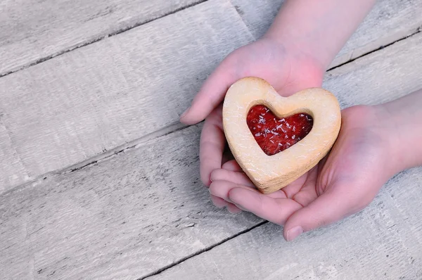 Biscuits faits maison pour Valentine . — Photo