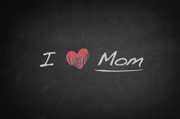 I love mom — Stock Photo, Image