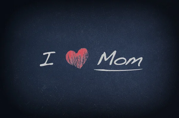 I love mom — Stock Photo, Image