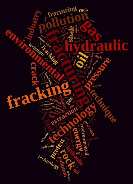 Fracking.. — Foto de Stock