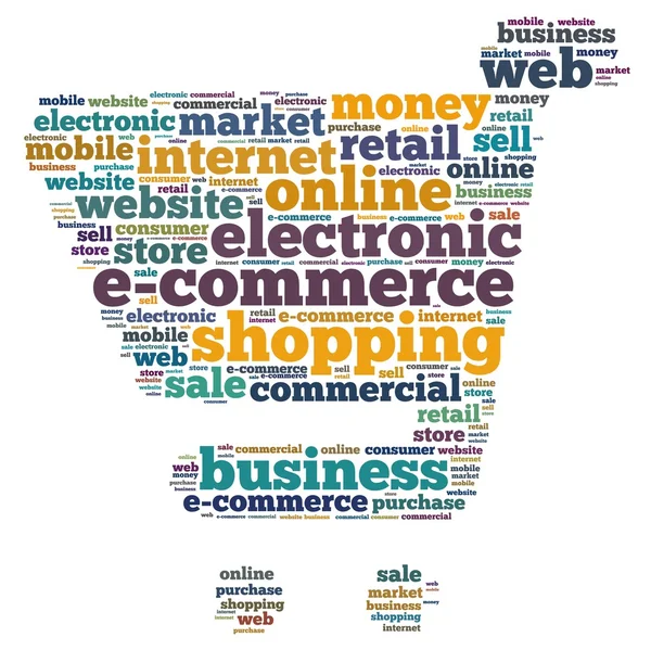 E-handel. — Stockfoto