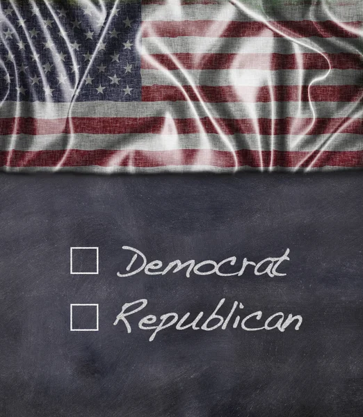 Democrat and Republican sign. — Stock Photo, Image